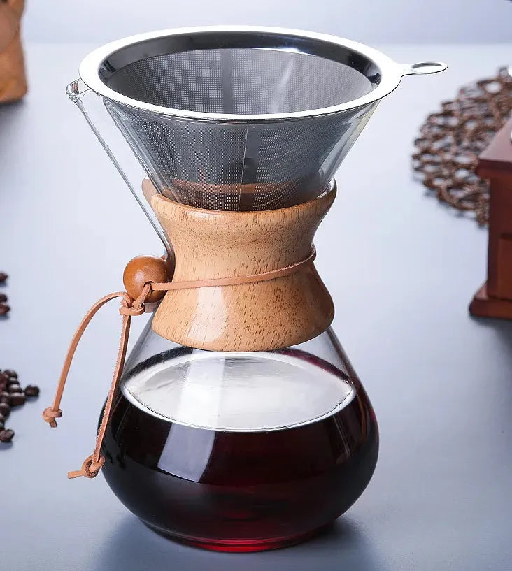 High temperature glass hand coffee pot sharing pot - Bellarte Enchanté High temperature glass hand coffee pot sharing pot